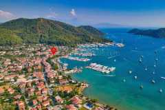 Kiralik deniz manzarali daire Göcek