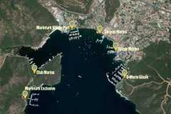 Kiralik deniz manzarali daire Göcek