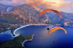 Kiralik deniz manzarali daire Göcek