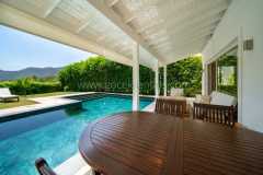 Sea view and private pool