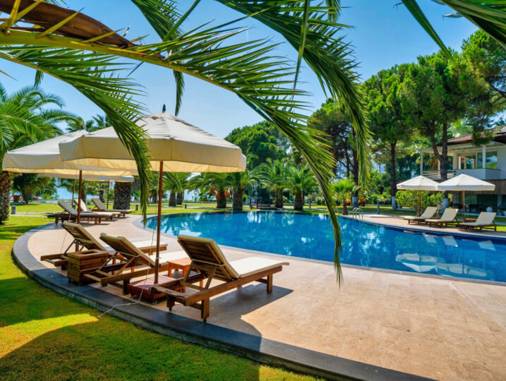 Seafront Holiday Rental With Pool in Topaz Gocek Featured