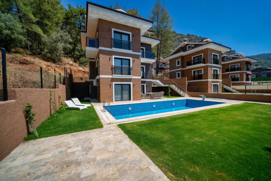 Detached Fourlex Villa with Pool in Gocek Turkey